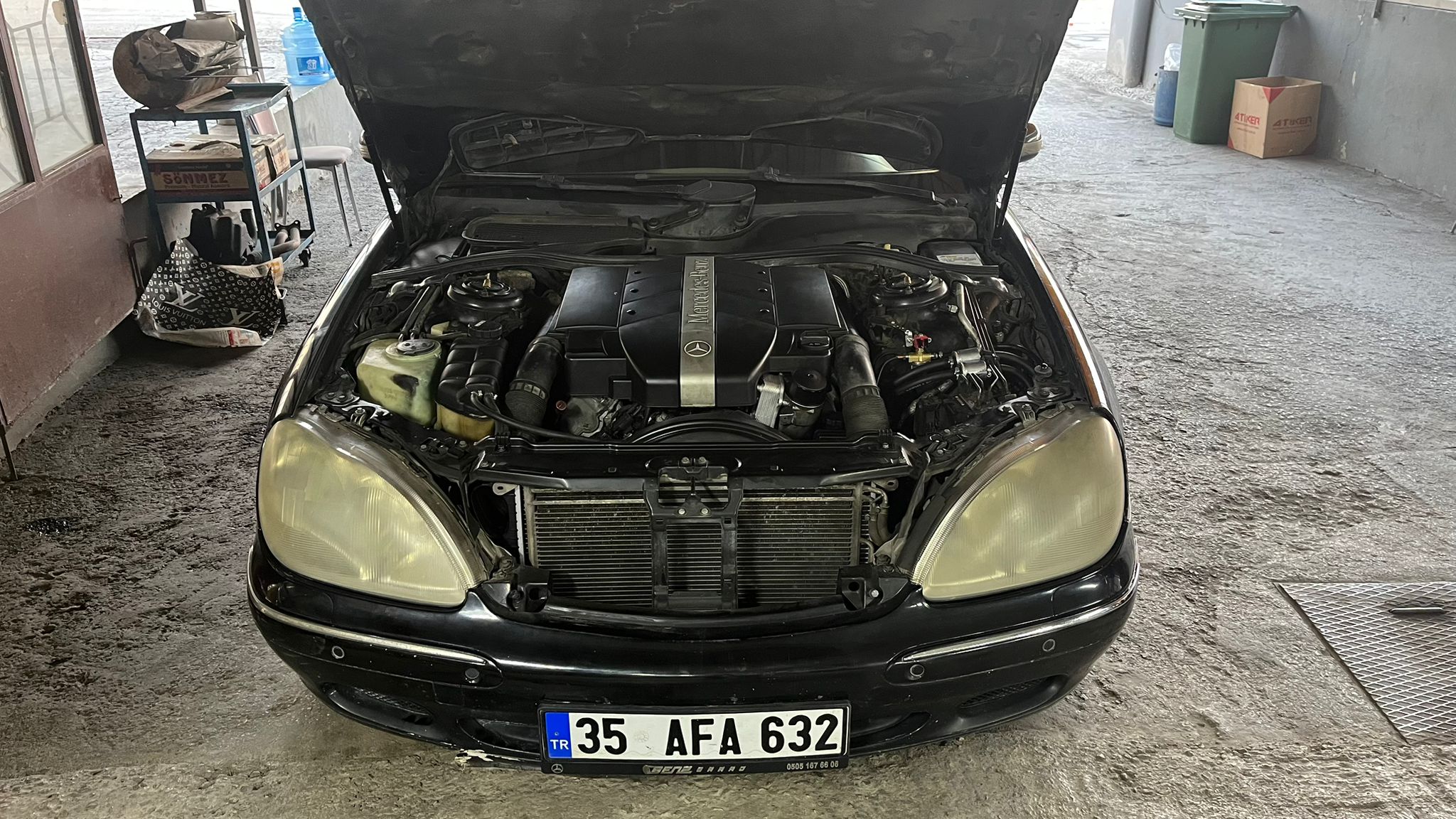 Mercedes s320 atiker grand obd2 lpg montajı-1